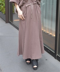 切替スエットマーメイドスカート【2点10%OFF対象商品】(グレージュ-F)