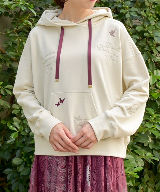 ランダム刺繍フーディー | outlet | axes femme online shop