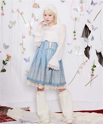 レースパーカープルオーバー(白-F)