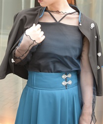 インナー付グラデシアトップス(黒-F)