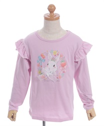 お姫様うさぎｐｔプルオーバー【WEB限定価格】【2点10%OFF対象商品】(ピンク-100cm)