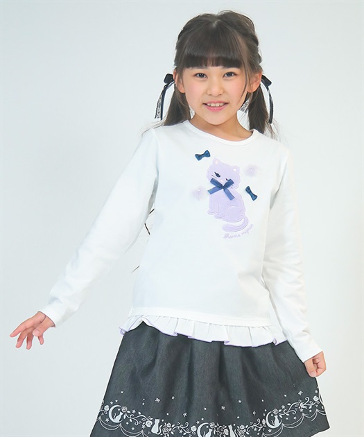 ねこパッチワークＴシャツ