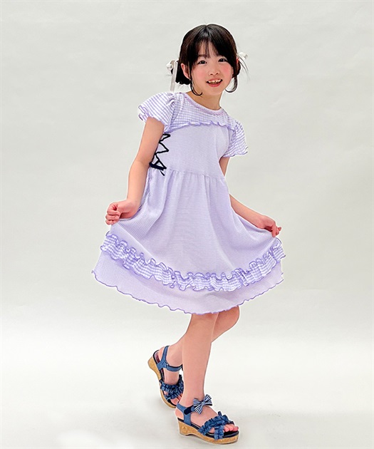 kidsチェック柄カットワンピース | outlet | axes femme online shop