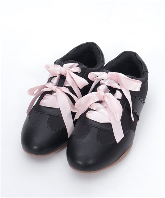 ダブルリボンサテンスニーカー