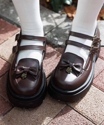 Ｗストラップリボンローファー【予約】