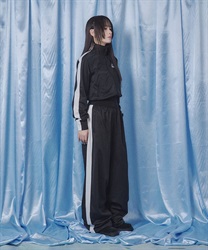 ボウロゴオーバートラックパンツ【期間限定価格】(黒-F)