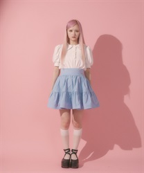フレンチシルエットスカート【期間限定価格】(ブルーグレー-0)