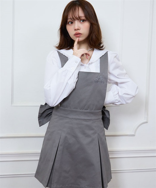 リボンジャンパースカート【期間限定価格】 | レディース服 リボンジャンパースカート【期間限定価格】 | レディース服