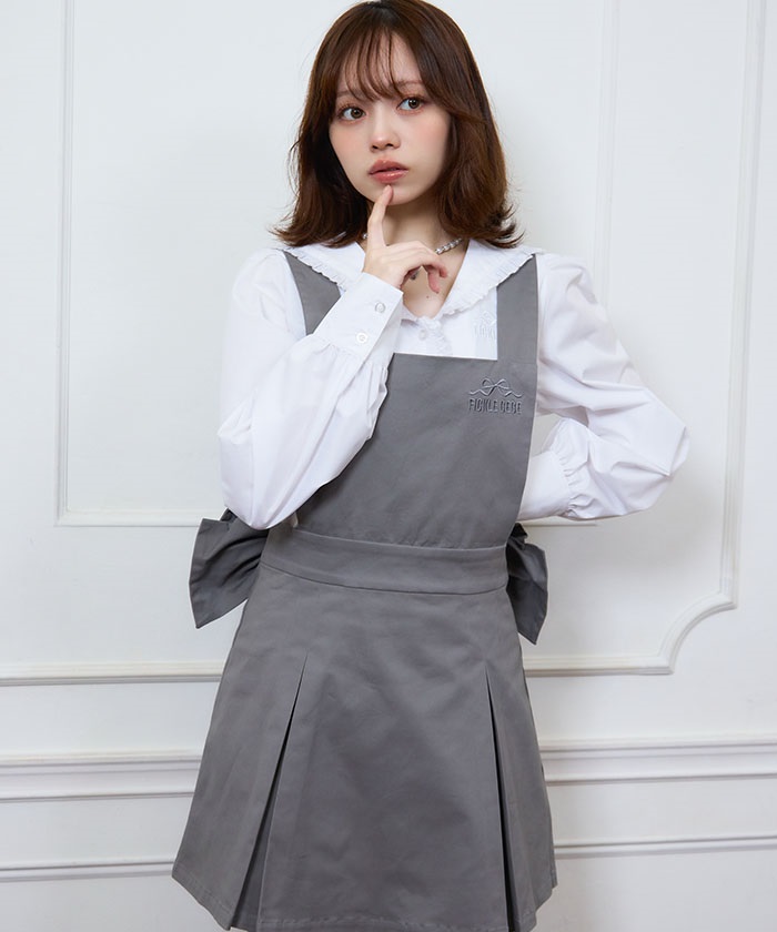 リボンジャンパースカート【10%OFF対象商品】 | axes femme online shop