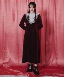 レーズベロアワンピース | 衣料 | axes femme online shop レーズベロアワンピース | 衣料 | axes femme online shop
