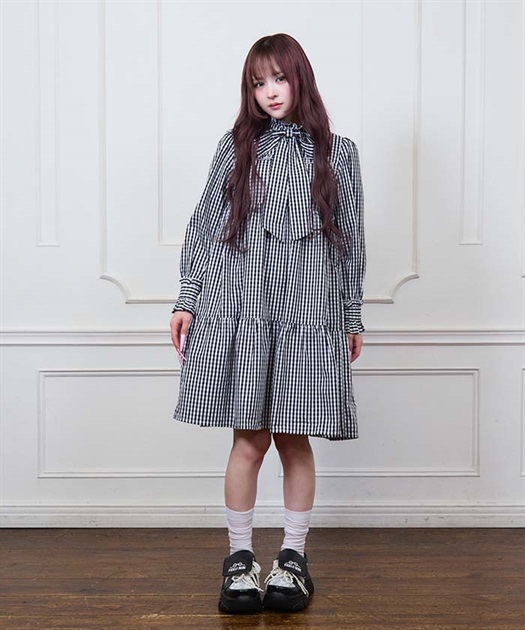 フリルリボンティアードワンピース【期間限定価格】 | FICKLE BEBE フリルリボンティアードワンピース【期間限定価格】 | FICKLE BEBE