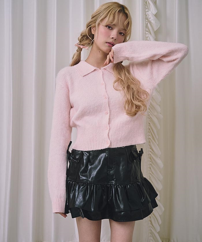 ピンク系 カーディガン | axes femme(アクシーズファム)公式onlineshop
