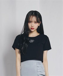 ＦＢクロップドＴシャツ(黒-0)