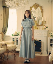 スタンドカラーフリルワンピース | outlet | axes femme online shop スタンドカラーフリルワンピース | outlet | axes femme online shop