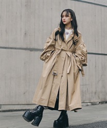 バルーンスリーブベルトコート | outlet | axes femme online shop バルーンスリーブベルトコート | outlet | axes femme online shop