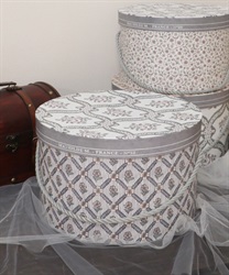 シャビー風ハットボックスＬ(グロス-F)