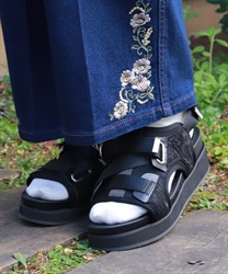 レース使いベルトスポサン(黒-S)