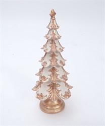 ヴィンテージツリーオブジェ(白-F)