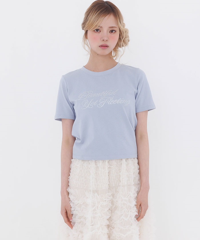 Tシャツ Fickle Bebe | axes femme(アクシーズファム)公式onlineshop