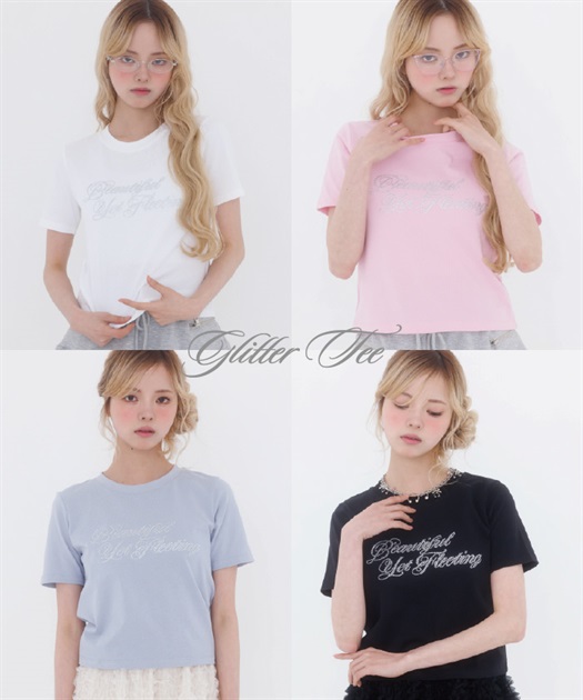 ビジューロゴミニTee