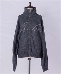 ビジューロゴラメジャージ(黒-F)