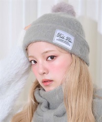 Ｂｅｂｅニットキャップ【期間限定価格】(グレー-F)