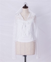 レースボレロカーデキャミ(白-F)