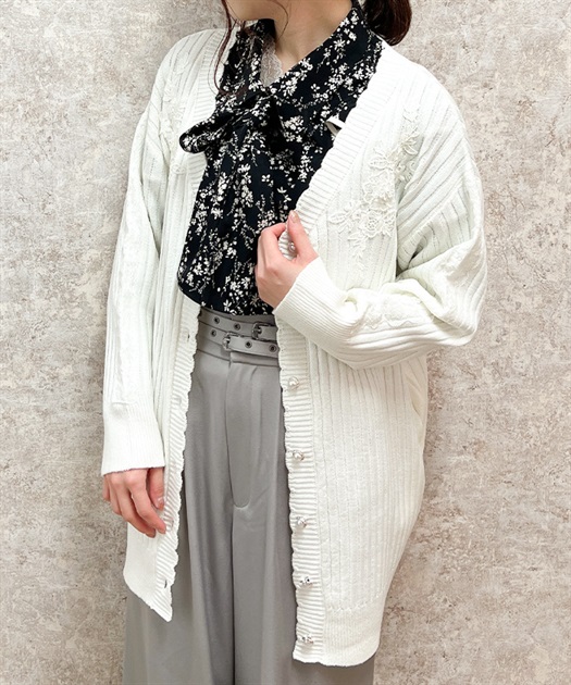 ラメニットロングカーディガン | レディース服・レディース ラメニットロングカーディガン | レディース服・レディース