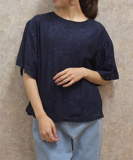 レースアッププルオーバー[品番：IGAW0004924]｜axes femme