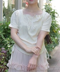 ドロストレイヤード風トップス【2点10%OFF対象商品】(生成り-F)