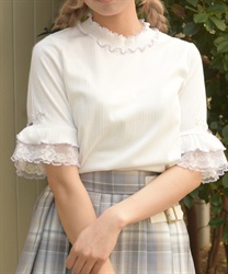 接触冷感チュールメロープルオーバー(白-F)