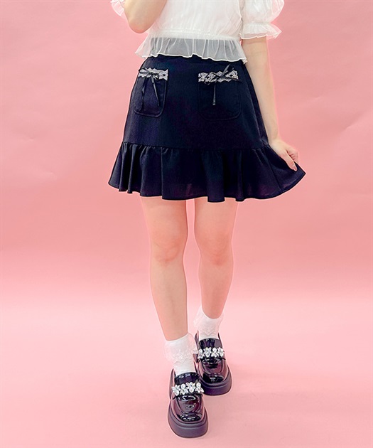 ポケットデザインミニスカート