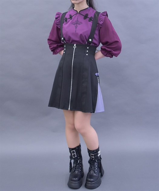 ファスナーデザインサス付スカート | レディース服・レディース ファスナーデザインサス付スカート | レディース服・レディース