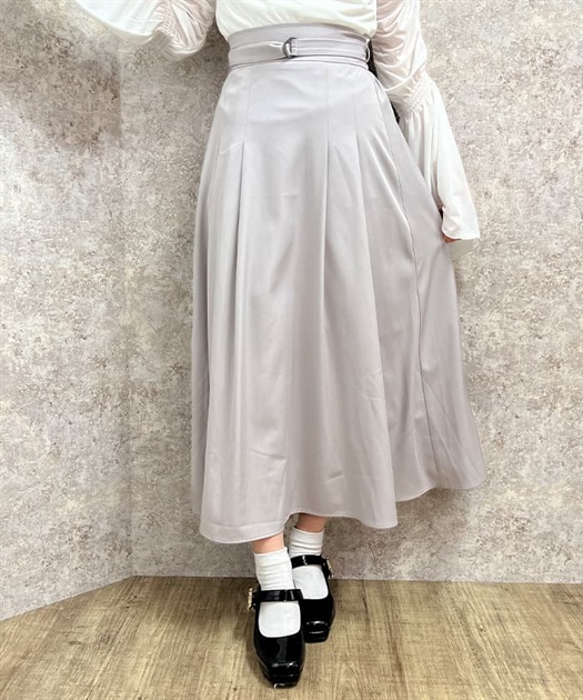 ベルト付サイドタックスカート【期間限定価格】 | outlet | axes