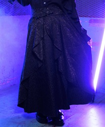 ラッフルジャカードロングスカート【Web先行販売】【NP】