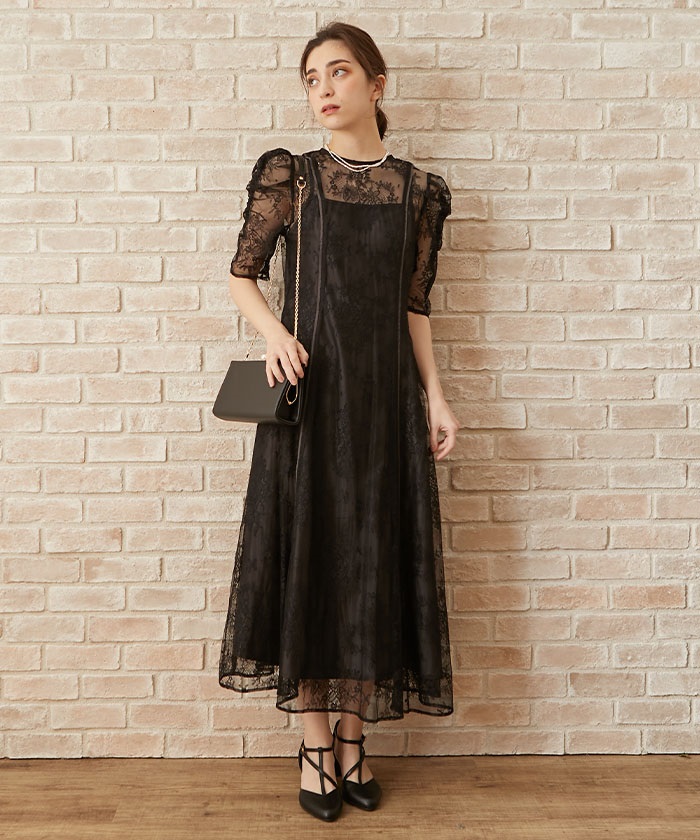 パイピングレースドレス | レディース服・レディース パイピングレースドレス | レディース服・レディース