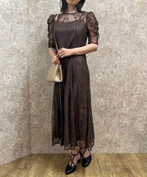 パイピングレースドレス | レディース服・レディース パイピングレースドレス | レディース服・レディース
