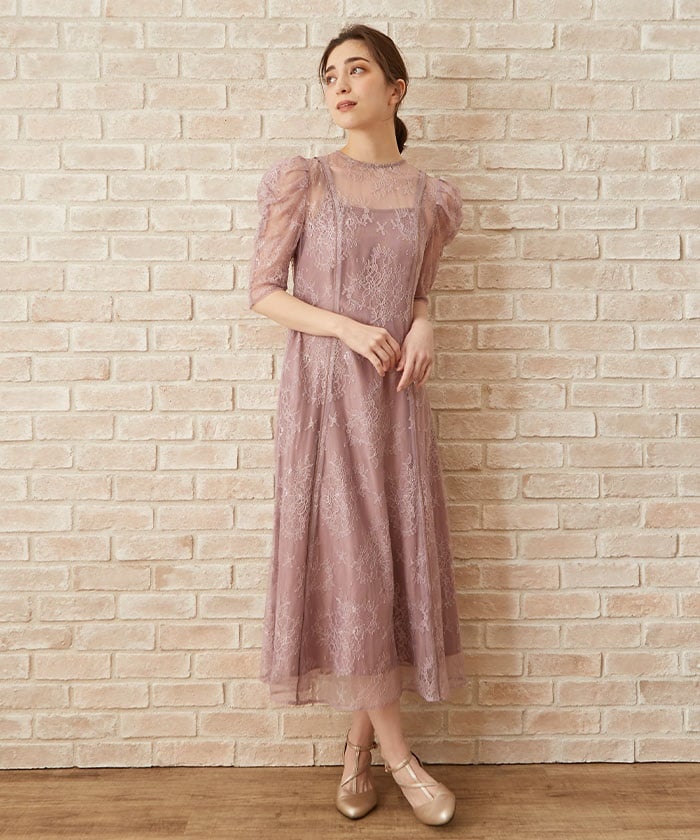 パイピングレースドレス | レディース服・レディース パイピングレースドレス | レディース服・レディース