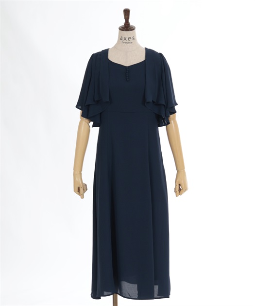 ケープボレロ×ドレスセット | axes femme | axes femme online shop ケープボレロ×ドレスセット | axes femme | axes femme online shop