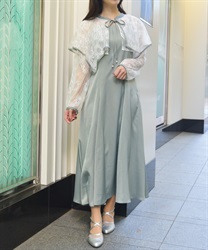 レースケープキャミドレス(ミント-F)