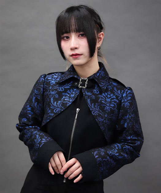 ジャカードバイカラージャケット【予約】 | NIBBLE POISON | axes