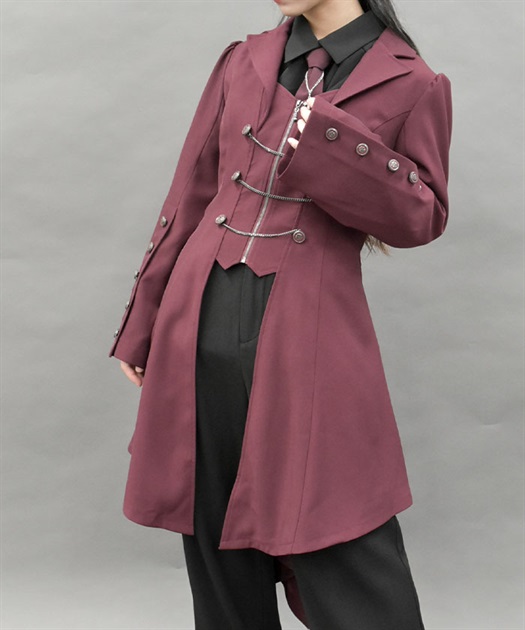 燕尾デザインロングジャケット | POETIQUE | axes femme online shop 燕尾デザインロングジャケット | POETIQUE | axes femme online shop