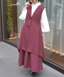 フィッシュテールロングジレ【予約】(ワイン-F)