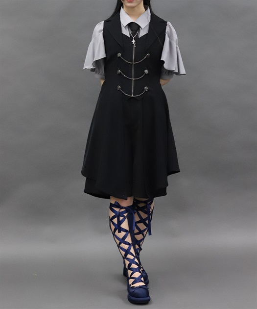 燕尾デザインロングベスト【二次予約】 | 衣料 | axes femme 燕尾デザインロングベスト【二次予約】 | 衣料 | axes femme