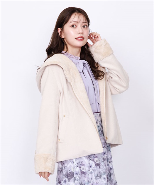 ファーフードコート | outlet | axes femme online shop ファーフードコート | outlet | axes femme online shop