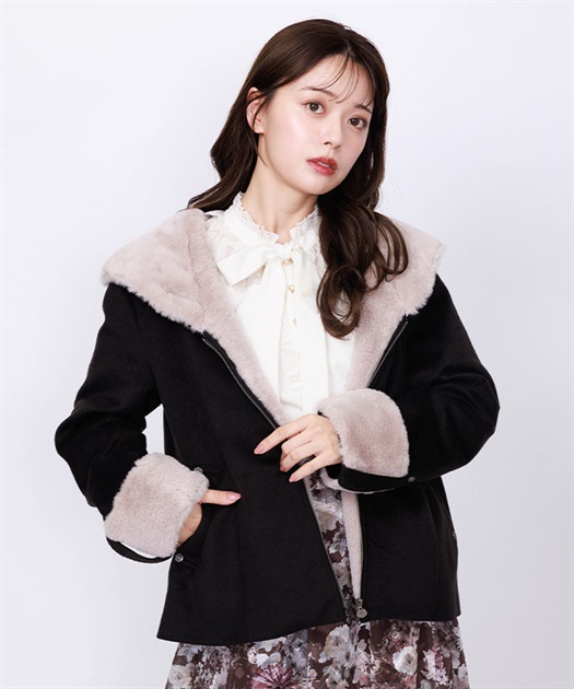 ファーフードコート | outlet | axes femme online shop ファーフードコート | outlet | axes femme online shop