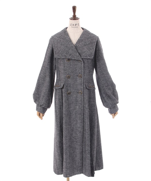セーラー襟クラシカルコート | outlet | axes femme online shop セーラー襟クラシカルコート | outlet | axes femme online shop