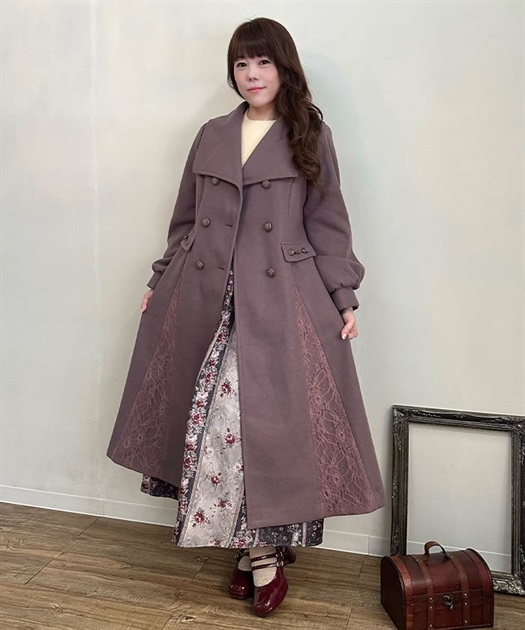 セーラー襟クラシカルコート | outlet | axes femme online shop セーラー襟クラシカルコート | outlet | axes femme online shop