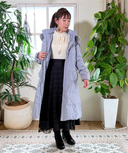 リボンポケットダウンコート | outlet | axes femme online shop