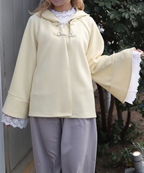 花粉ガードダンボールニットポンチョ(イエロー-F)